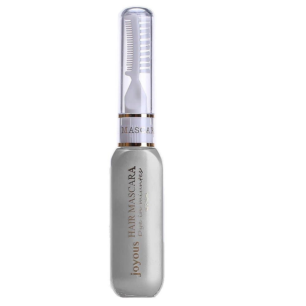 Professional Hair Dye Temporary Hair Color Stick Non-toxic Salon Diy Hair Dyeing Mascara (Silver)