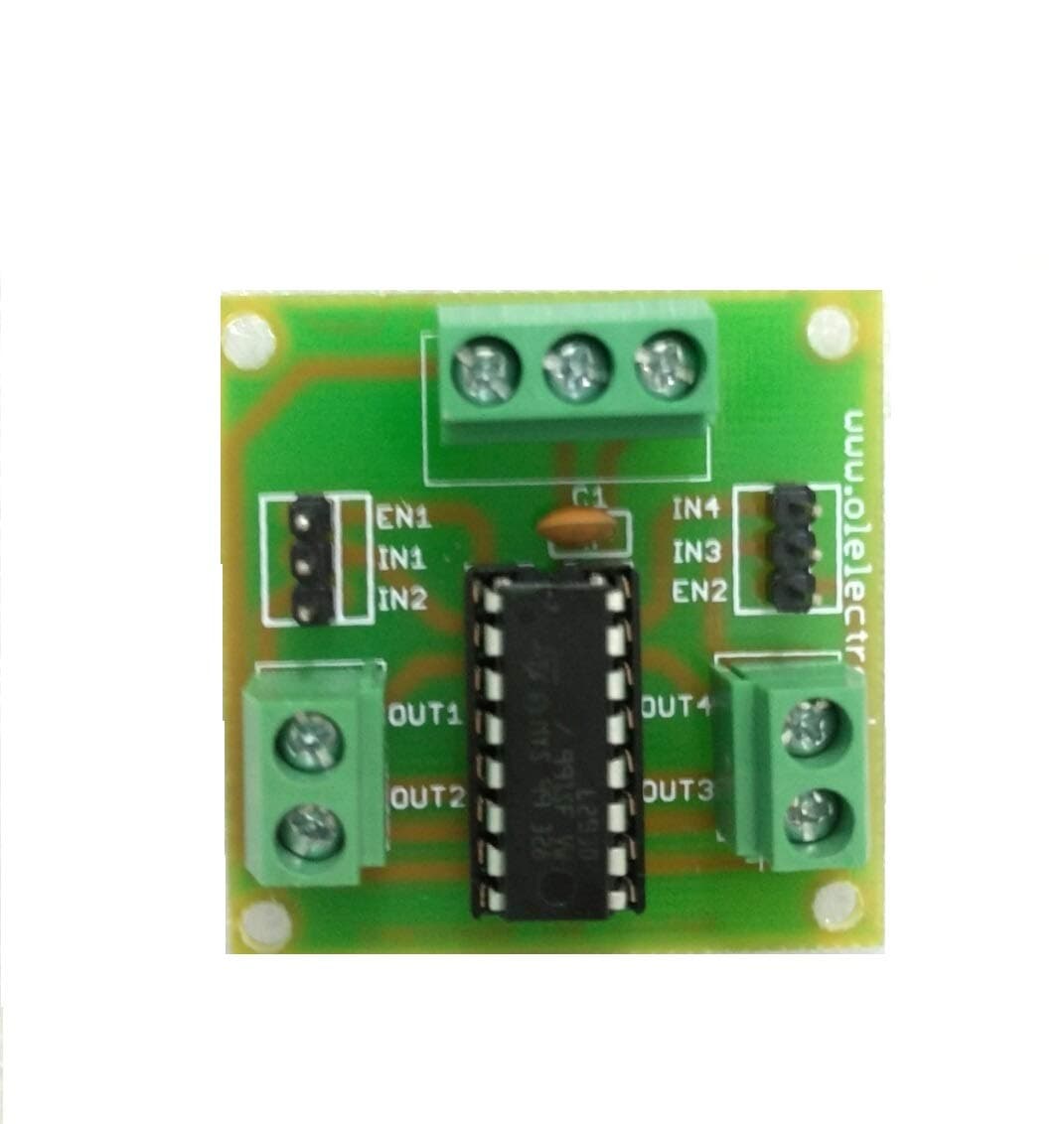 L293D IC Based H Bridge Motor Driver Control Module compatible with Arduino and other MCU