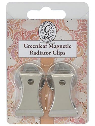 Greenleaf Scented Sachet Metal Radiator Clips - 2 Pack Grey One Size