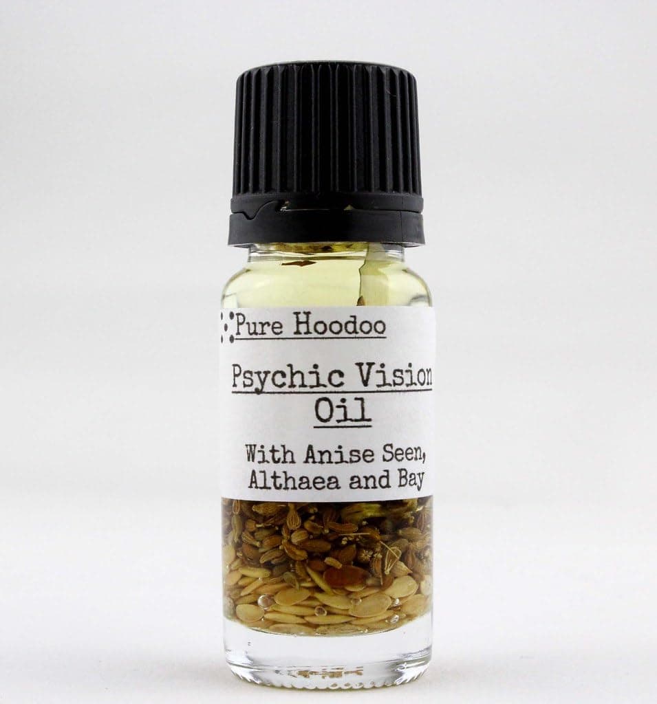 Psychic Vision Oil 10ml - Used in Spells for Clarity in The Reading of Fortunes, to Commune with Spirits and Increase Psychic Abilities