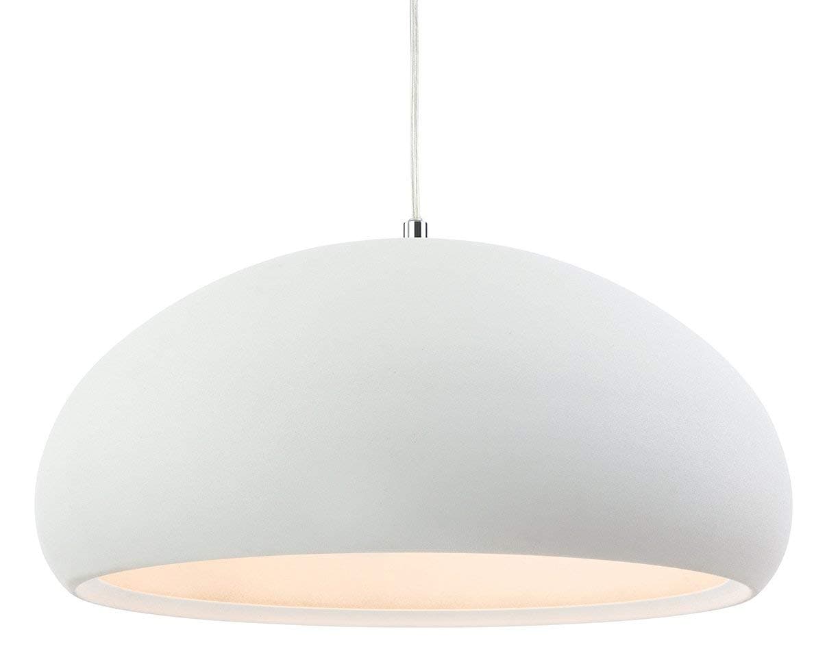 Firstlight ProductsCosta Pendant, Rough Sand White, Texture, E27 (Edison Screw)