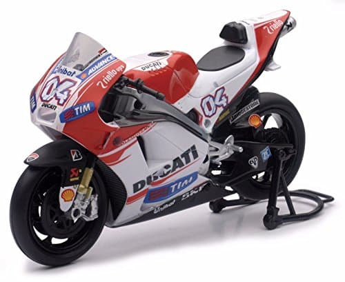 New Ray Toys New 1:12 New RAY Motorcycles Collection - RED Ducati Moto GP 2015 Ducati DESMOSEDICI - Andrea DOVISIOSO #04 Model Car