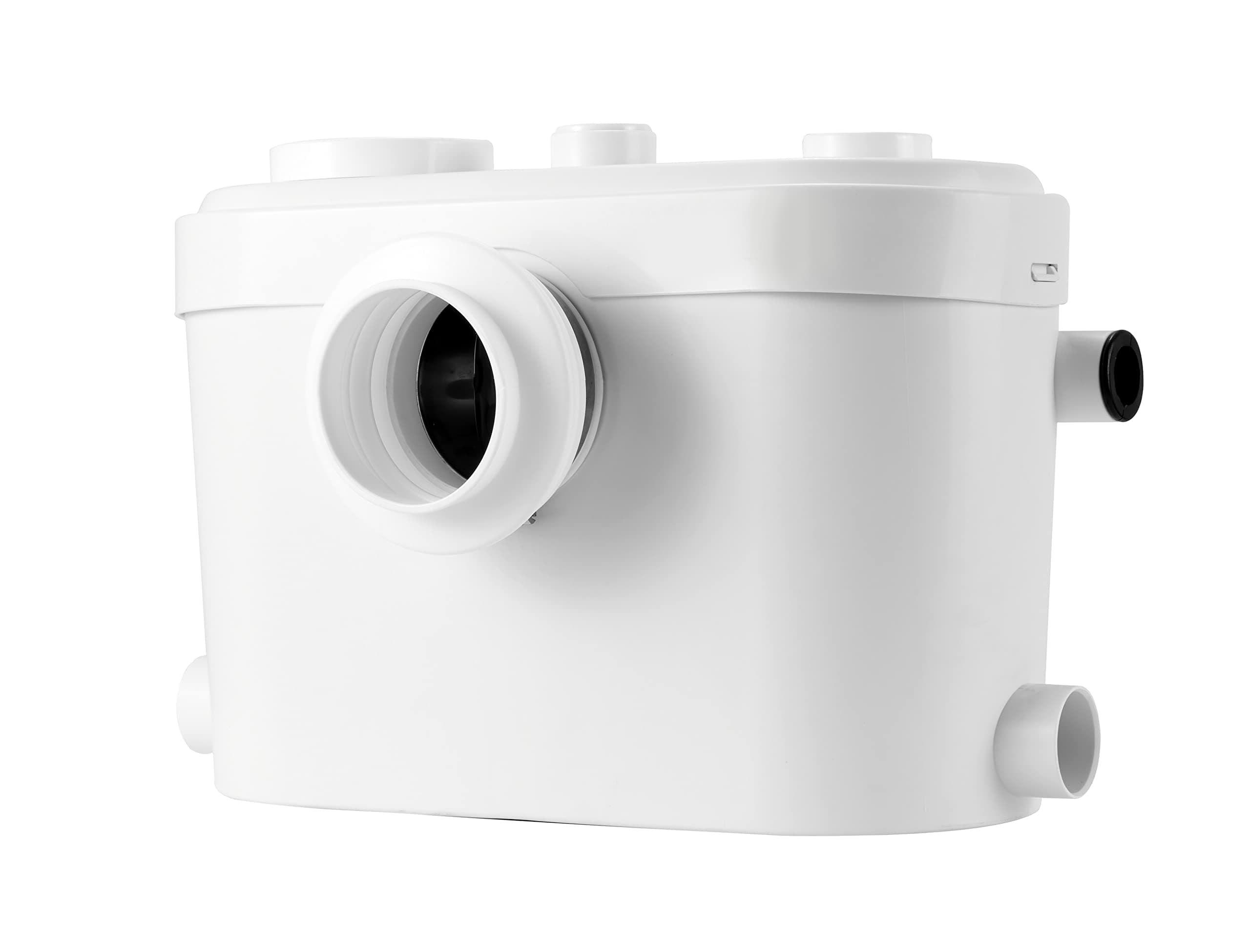 Macerator Pump for Sanitary Toilet Shower Sink Waste 3 in 1 Carbon Filter 750 Watt IP55 Rated P750A,White