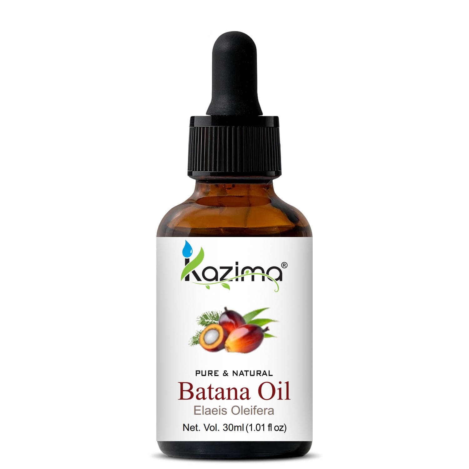 KAZIMA Batana Oil for Hair Growth | Pure Batana Oil Cold Pressed for Healthy Hair & Scalp | Promotes Stronger & Shiny Hair | 30 ml