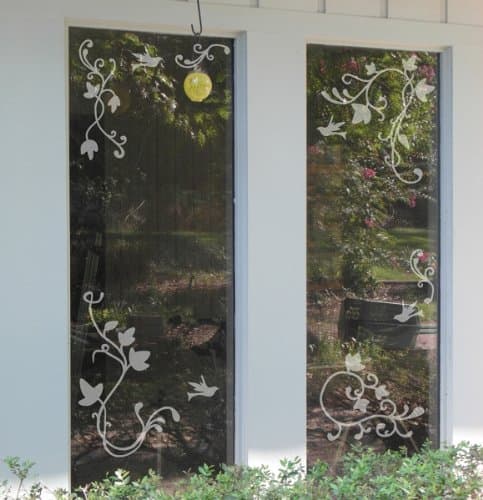 Glass Tattoo - Motif "MISSISSIPPI" - frosted window film