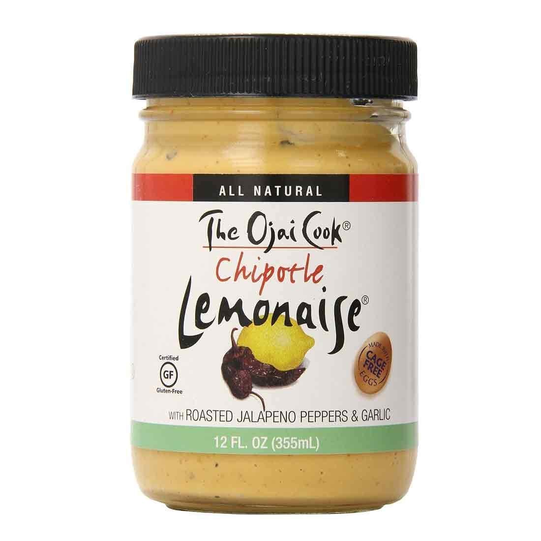 Chipotle Lemonaise - Organic, Spicy Chipotle Mayo Aioli Made With Cage-Free Eggs, Roasted Jalapeno Peppers and Garlic - 12 fl oz