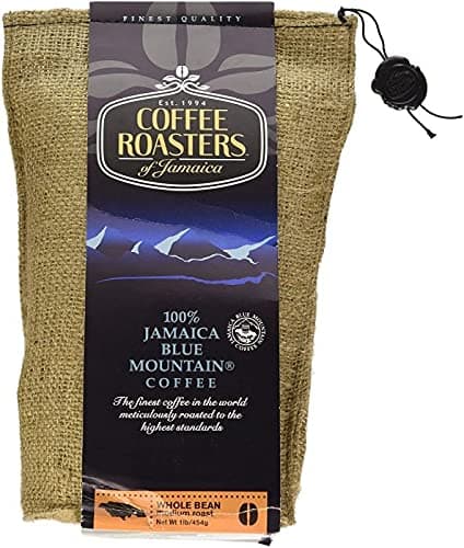 100% Jamaica Blue Mountain Coffee - 8 oz bag - whole beans ( 2 pack)