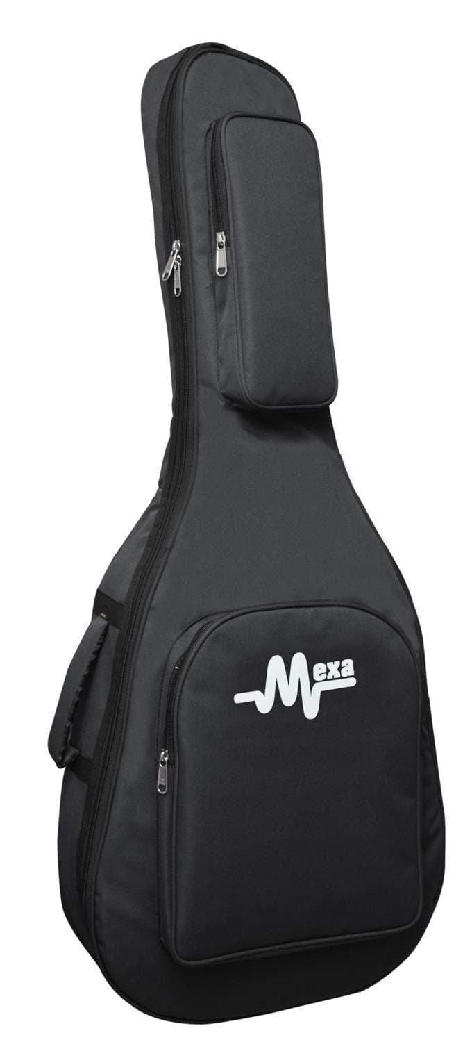 Mexa Acoustic Guitar Bag Padded Compatible with 38; 39; 40; 41; Inches Guitar Like - Fender; Yamaha; Cort; Ibanez; Havana, Kadence; Vault, Henrix, Juarez, Intern, Ashton; Givson Other Brands.