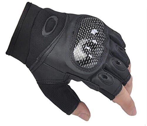 Gopromate 1 Pair Outdoor Sports Military Half-finger Fingerless Tactical Airsoft Hunting Riding Cycling Gloves