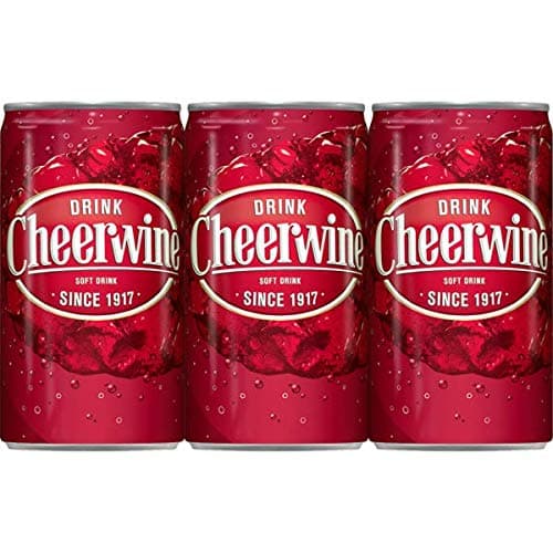 Cheerwine Soft Drink Cherry Soda Pop 6 pack cans 7.5oz