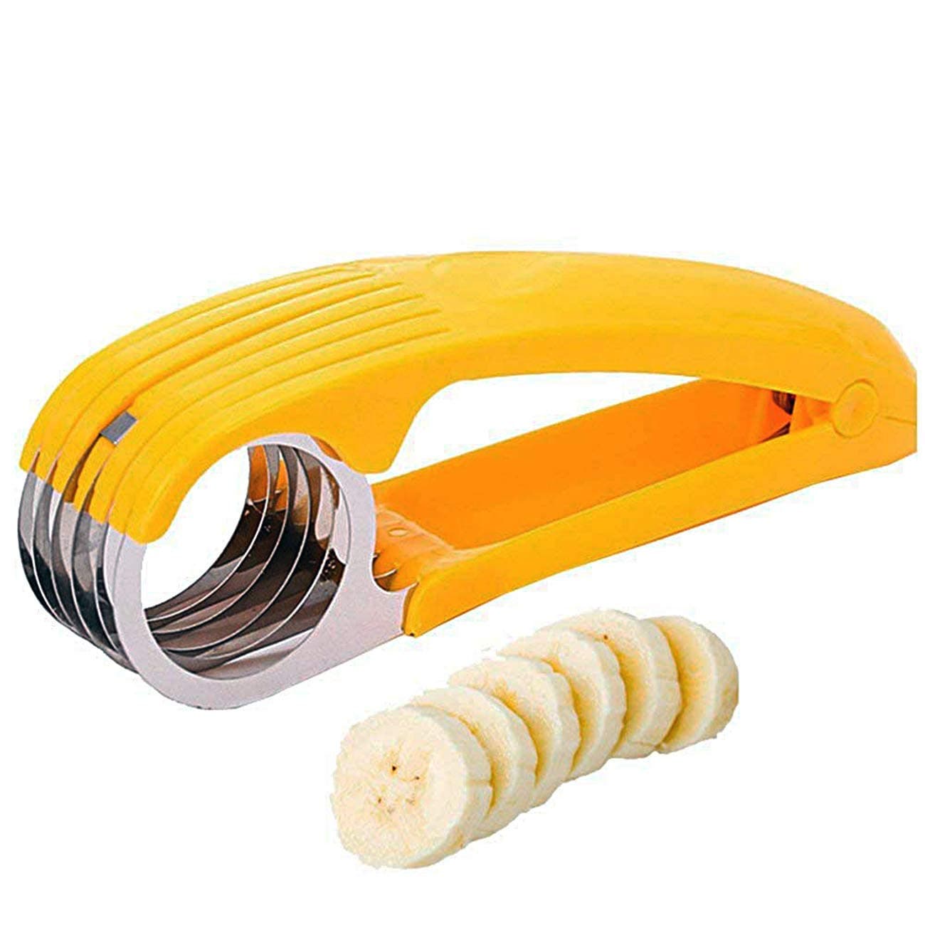 GOPINATHJI Kitchen Tool Stainless Steel Sausage Banana Slicer Fruit Strawberry Cucumber Cutter Slicer Handy Slicer
