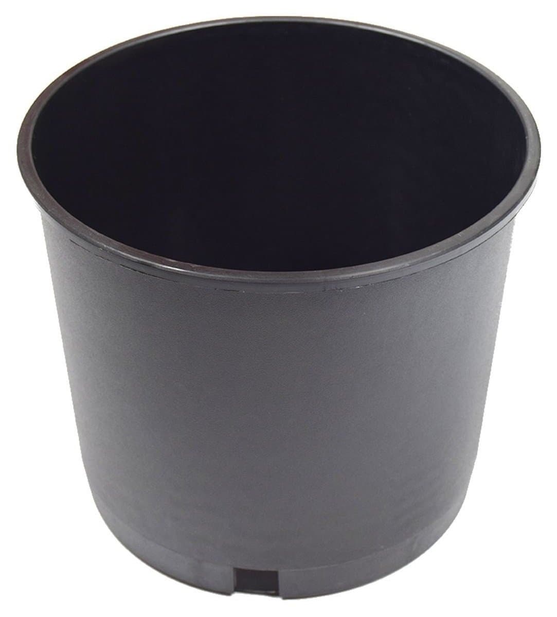 3 Gallon Plant Flower Pot by Hypergreens | Plastic Nursery Pot for Plants (Packs of 50)