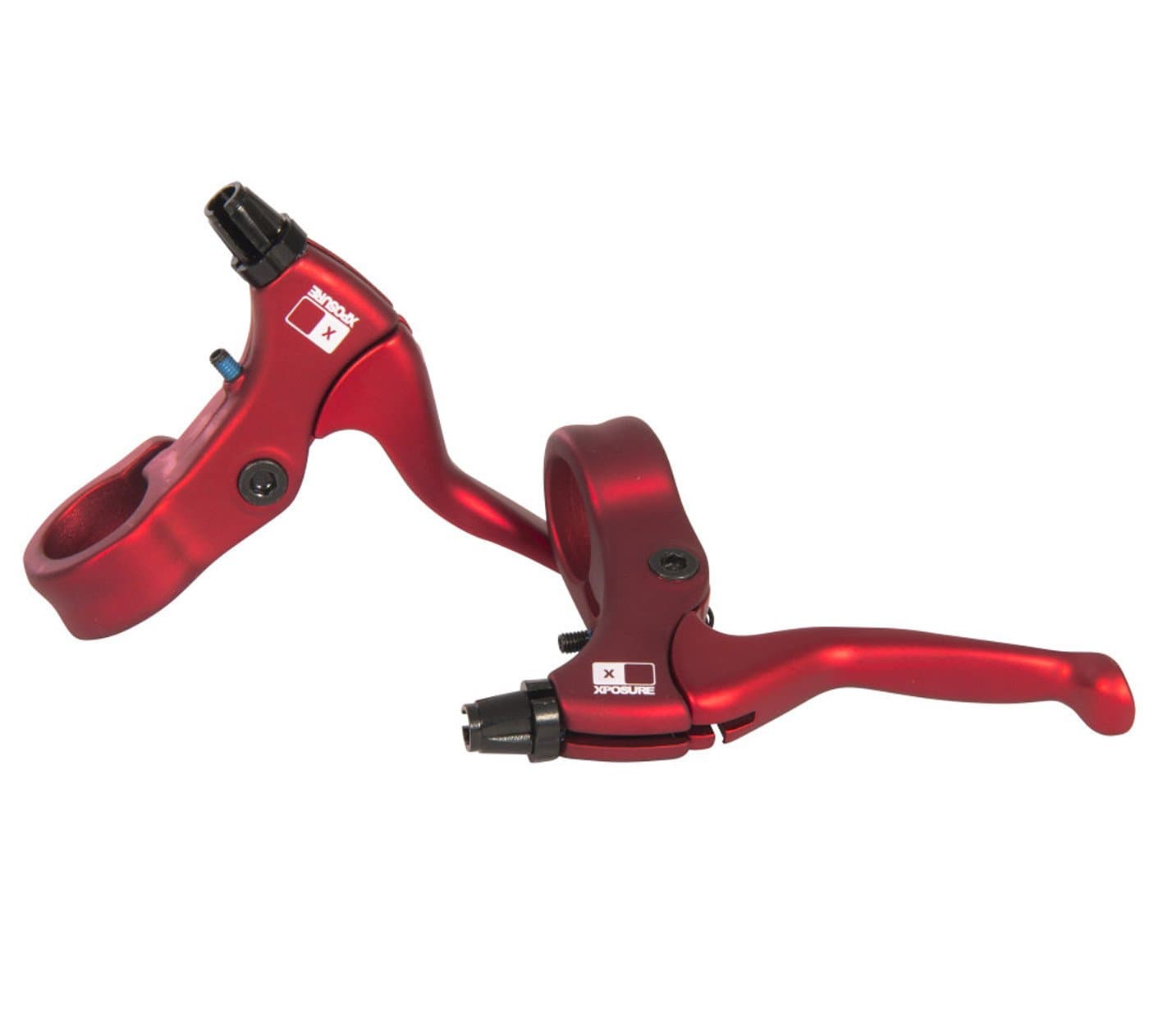 XPOSURE MID LEVER BRAKES PAIR RED 2013 BMX