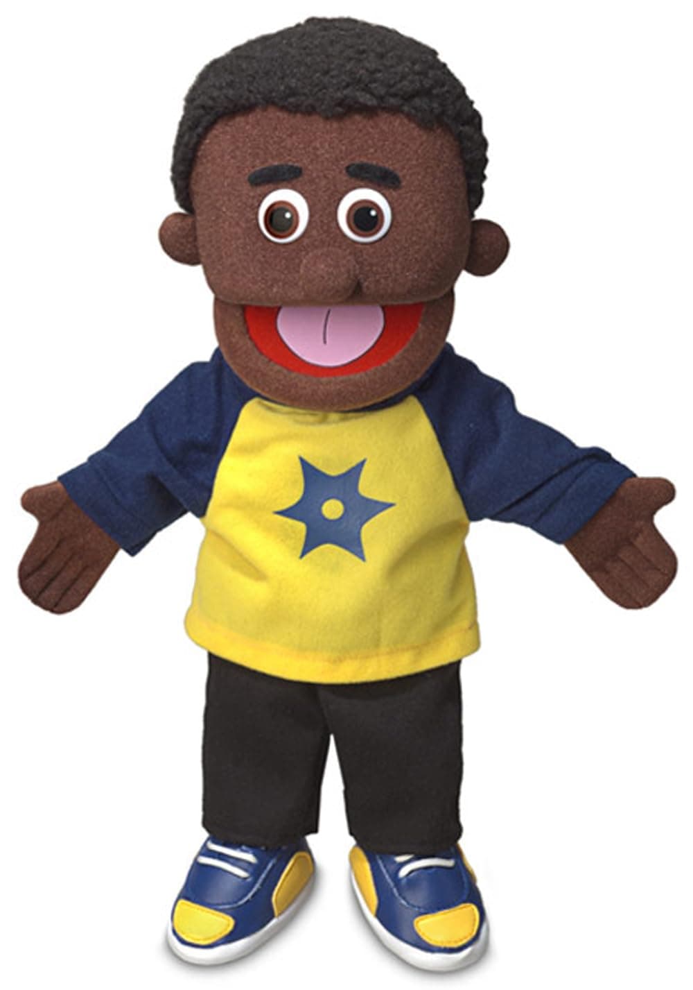 Jordan, Black Boy, Hand Puppet, 40cm
