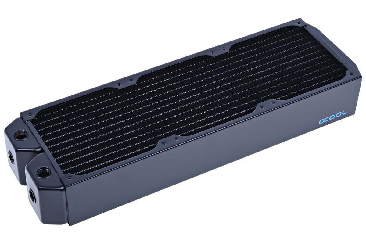 Alphacool NexXxos UT60 Full Copper Radiator, 360mm, Triple Fan, Black