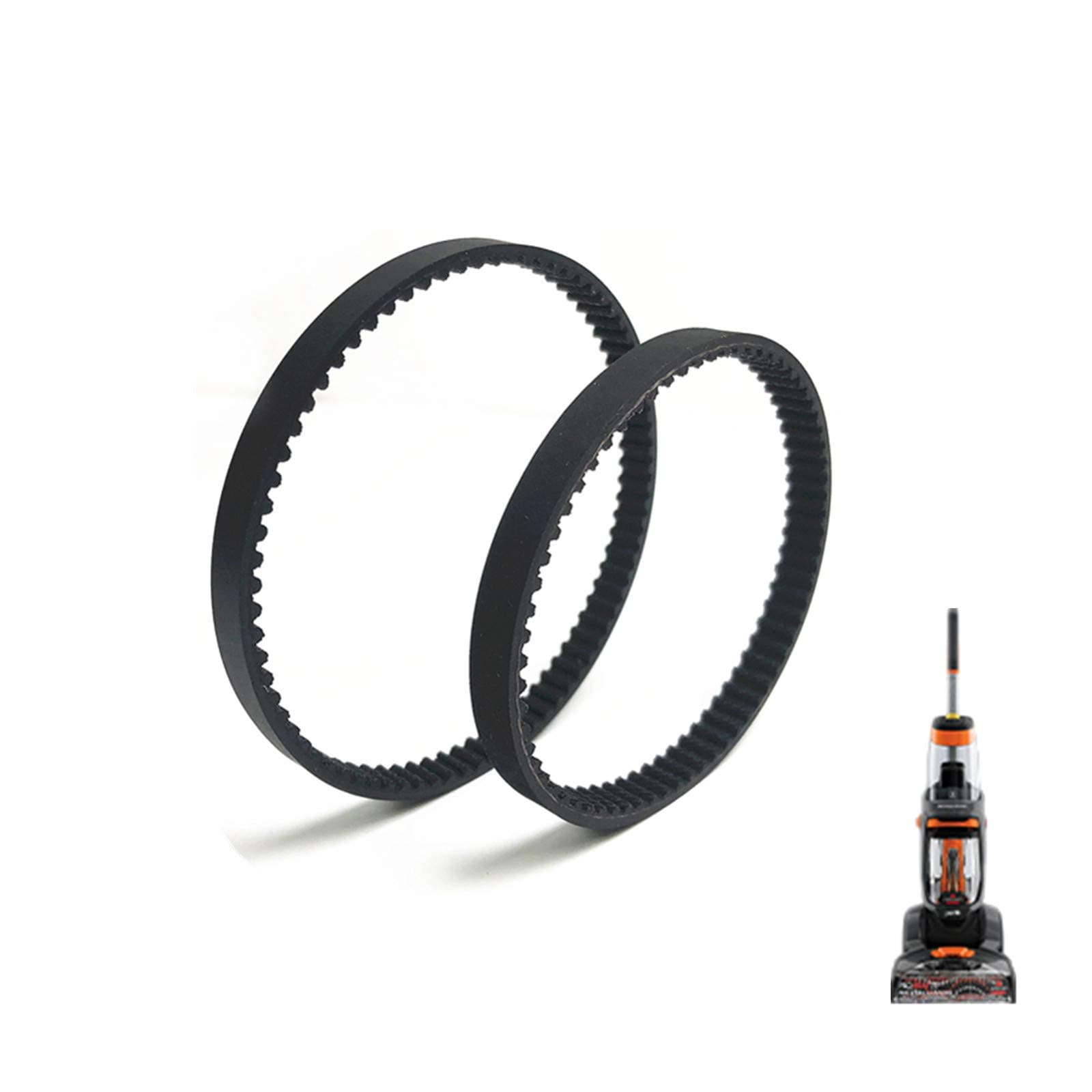MFLAMO Vacuum Belts Replacement Bissell ProHeat 2X Revolution VacuumCompatible with Models: 154815501551Parts 1606419 & 1606418