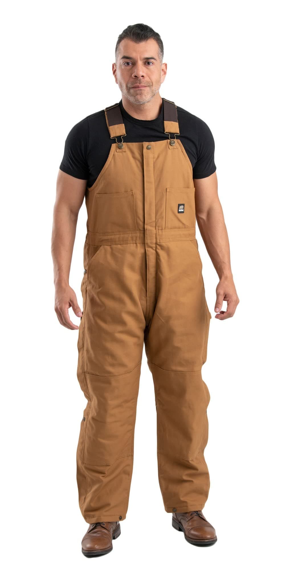Berne Men's Heritage Insulated Bib Overall - Brown - XXXXX-Large