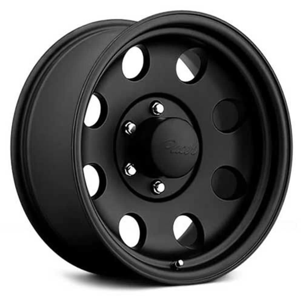 Pacer 365B Black V-5 Black Powder Coat Finish Wheel with (15x7/5x4.50, -06mm Offset)