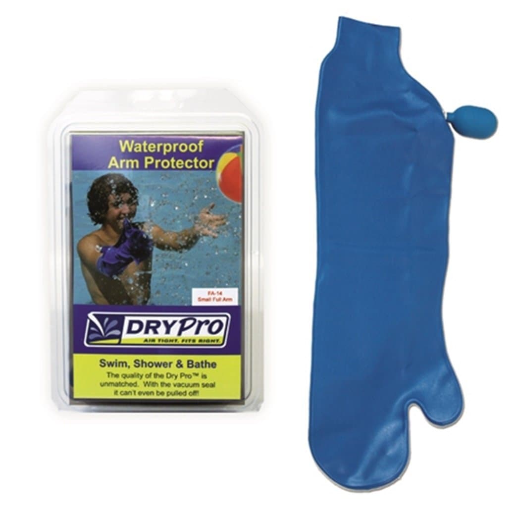 DryPro Waterproof Vacuum Sealed Full Arm Cast Cover, Small