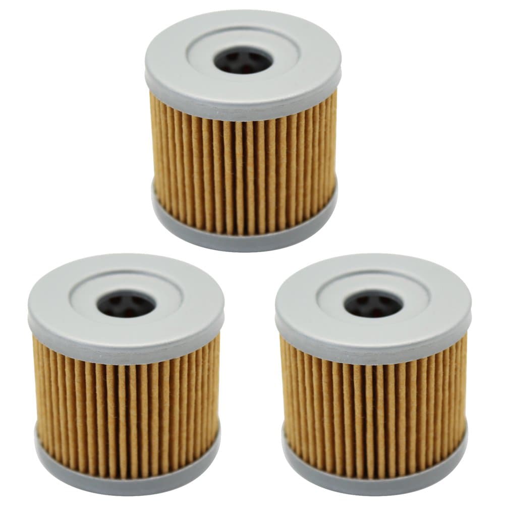 Cyleto Oil Filter for SUZUKI GZ125 GZ 125 MARAUDER 125 1999 2000 2001 2002 2003 2004 2005 2006 2007 2008 2009 2010 (Pack of 3)