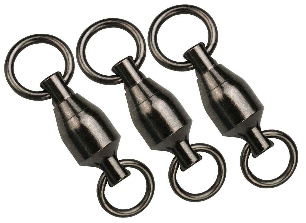 Ball Bearing Swivels Fishing Tackle, Barrel Swivels High Strength Stainless Steel Welded Rings Freshwater Saltwater Fishing Swivels
