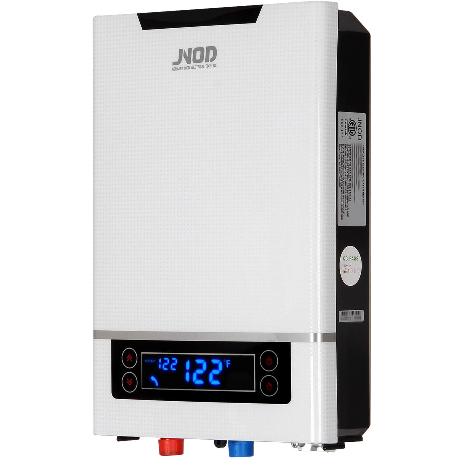 Electric Tankless Water Heater, 11 KW at 240 Volts, 50 Amps Instant On-Demand Hot Shower Heating