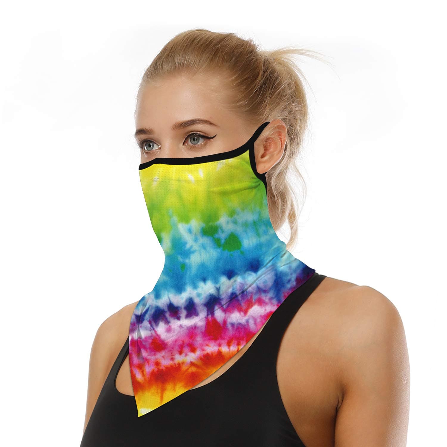 ZCBRISKEar Hangers Face Mask Seamless Bandanas Headband Scarf Neck Gaiter Sun UV Wind Protection Earhook Balaclava