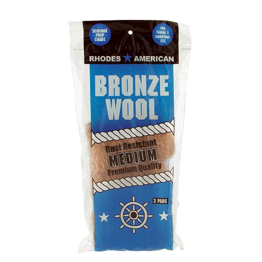 Homax - 33873123019 Medium Grade Bronze Wool, 3 pad