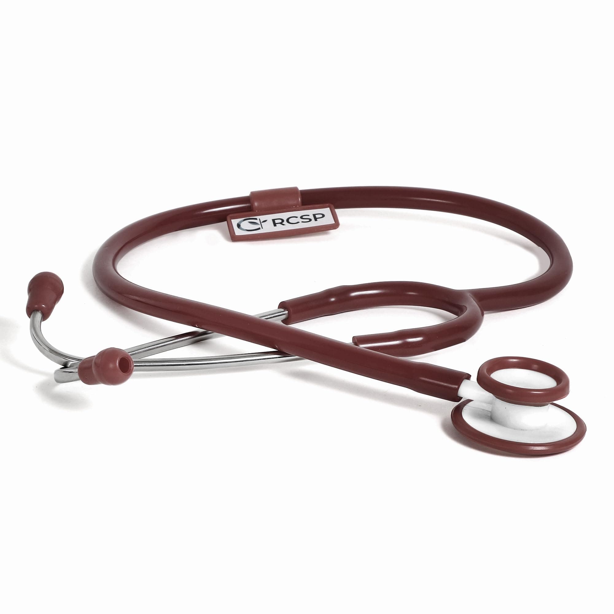 Stethoscope for Medical Use, Standard Whitetone I Medical students and nurses staff I Acoustic Plastic Chest Piece I Clear Sound Lightweight Stethoscope (CHOCOLATE)