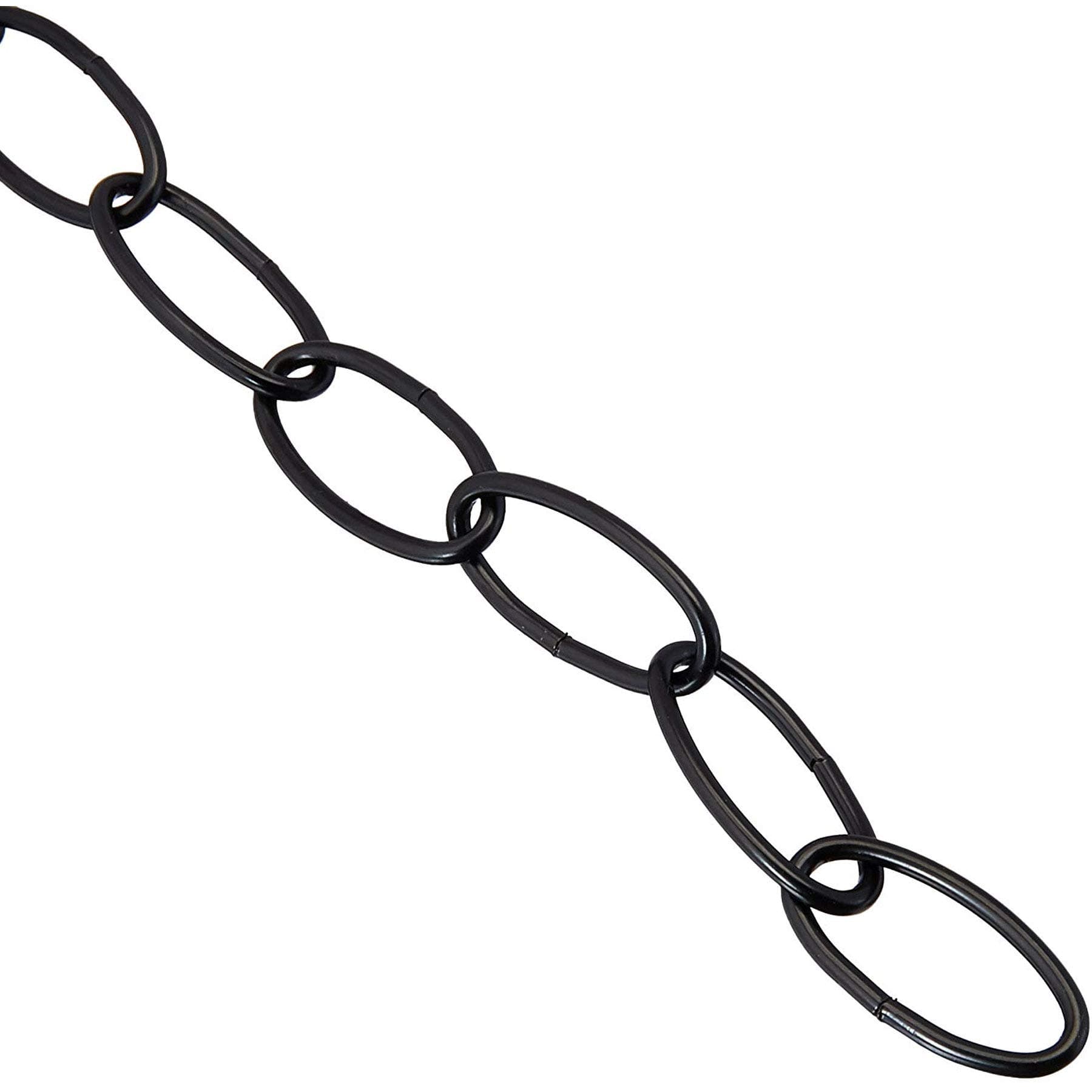 Blue Donuts Chain Extension for Hanging Baskets, Planters, Powder Black, 36 Inches Long, Strong Hold