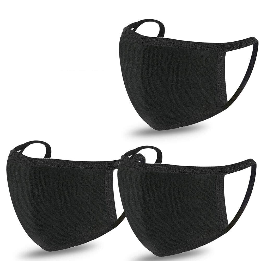 Unisex Facial Protection Care Accessory, Dustproof Breathable Reusable Washable Face Cotton, Outdoor Face Care Covering Tool for Man Woman (3Pack)