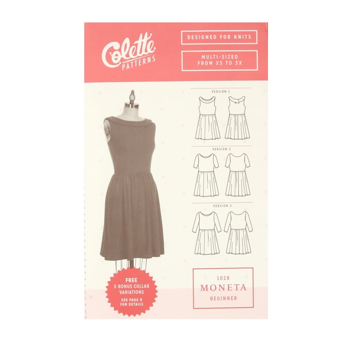 Colette Misses Moneta Dress Pattern