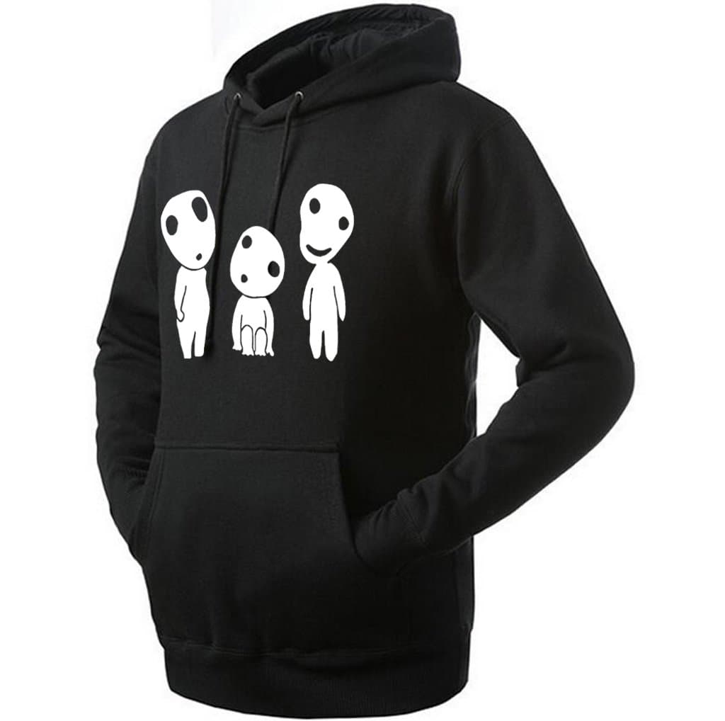 Unisex Princess Mononoke Funny Cartoon Animal Hoodie