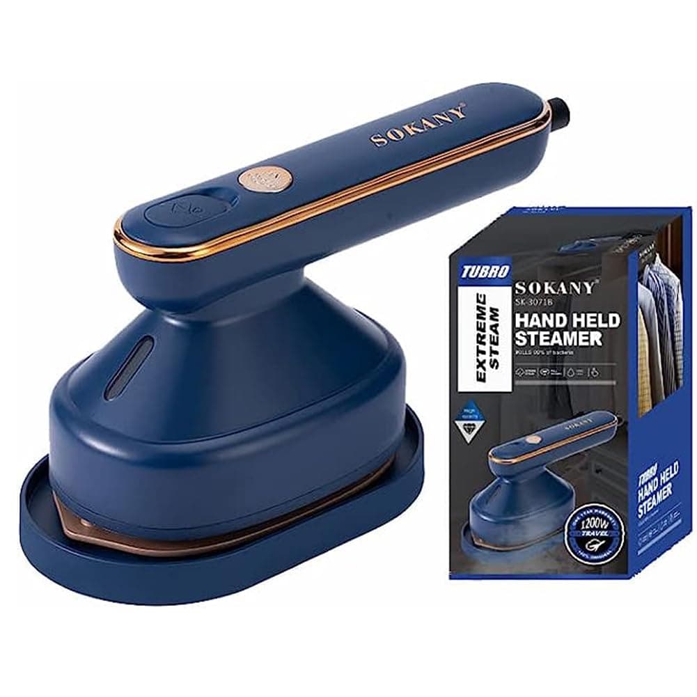 SK-3071B 1200W Vertical Steam Travel Iron, 125ml Tank, Lightweight Mini Steam Iron, Perfect for Travel, Quilting & Sewing(SK-3071B)