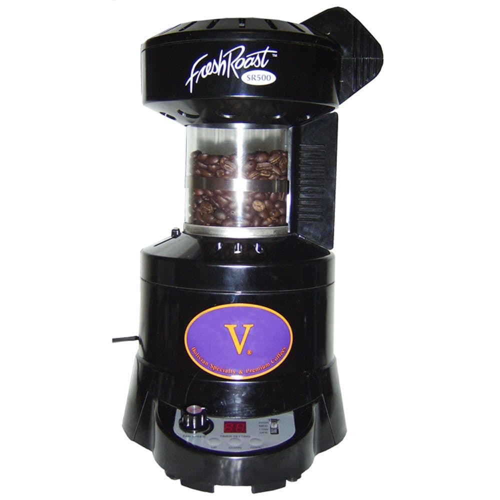 FreshRoast SR500 (4.6oz) Home Coffee Roaster + 1-lb Free Green Coffee