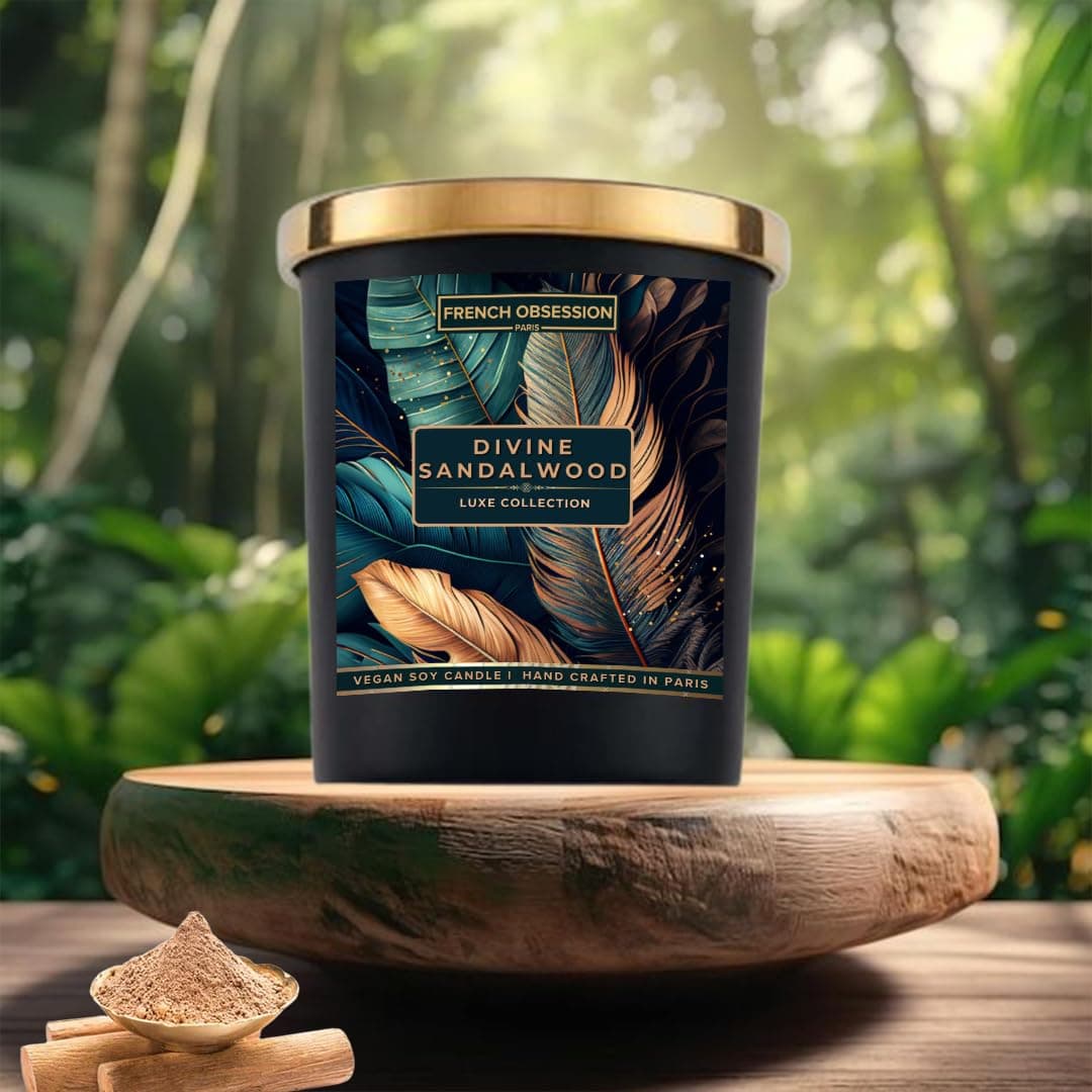 Scented Candles for Home Decor, Bedroom| Scented Candle Gift Set for Wife, Girlfriend|560 gm| Burn 60+Hrs | Aroma Therapy Candles| Fragrance Candles for Home | Sandalwood