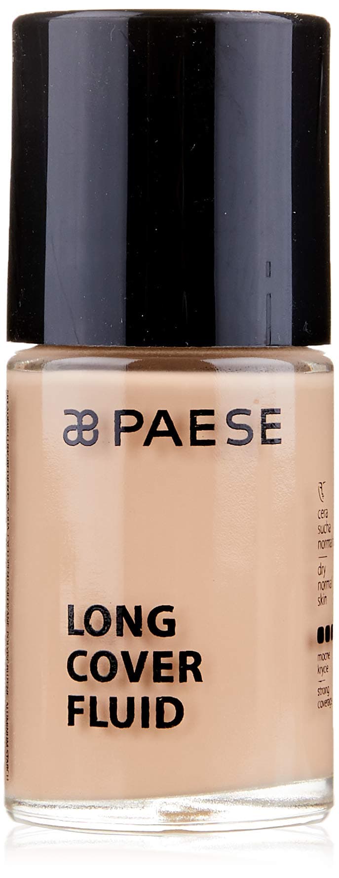 Paese Cosmetics Long Cover Fluid Foundation, Shade Number 1.5 30 ml