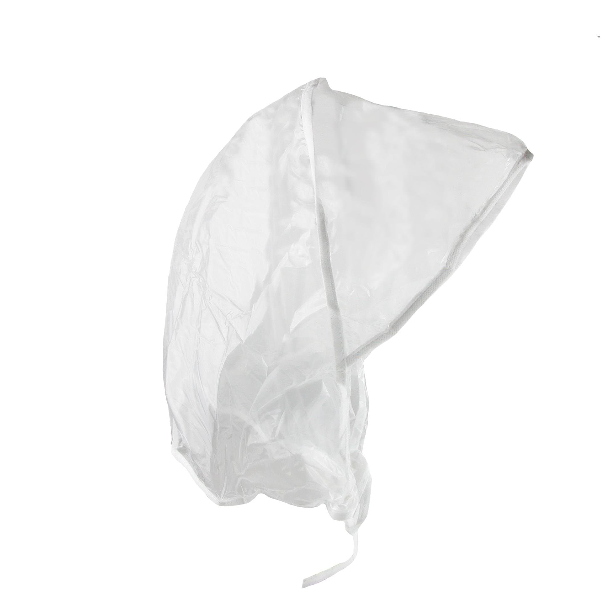 Women's Clear Waterproof Rain Bonnet Hat, Clear
