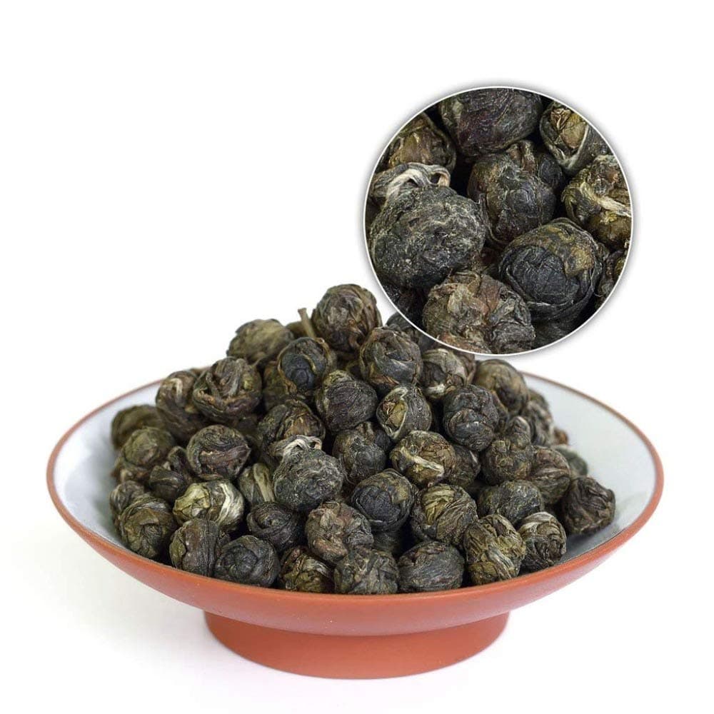 250g Organic Premium Jasmine Dragon Pearl Ball Loose Leaf Chinese Green Tea Jasmine Pearl Tea Slimming Tea