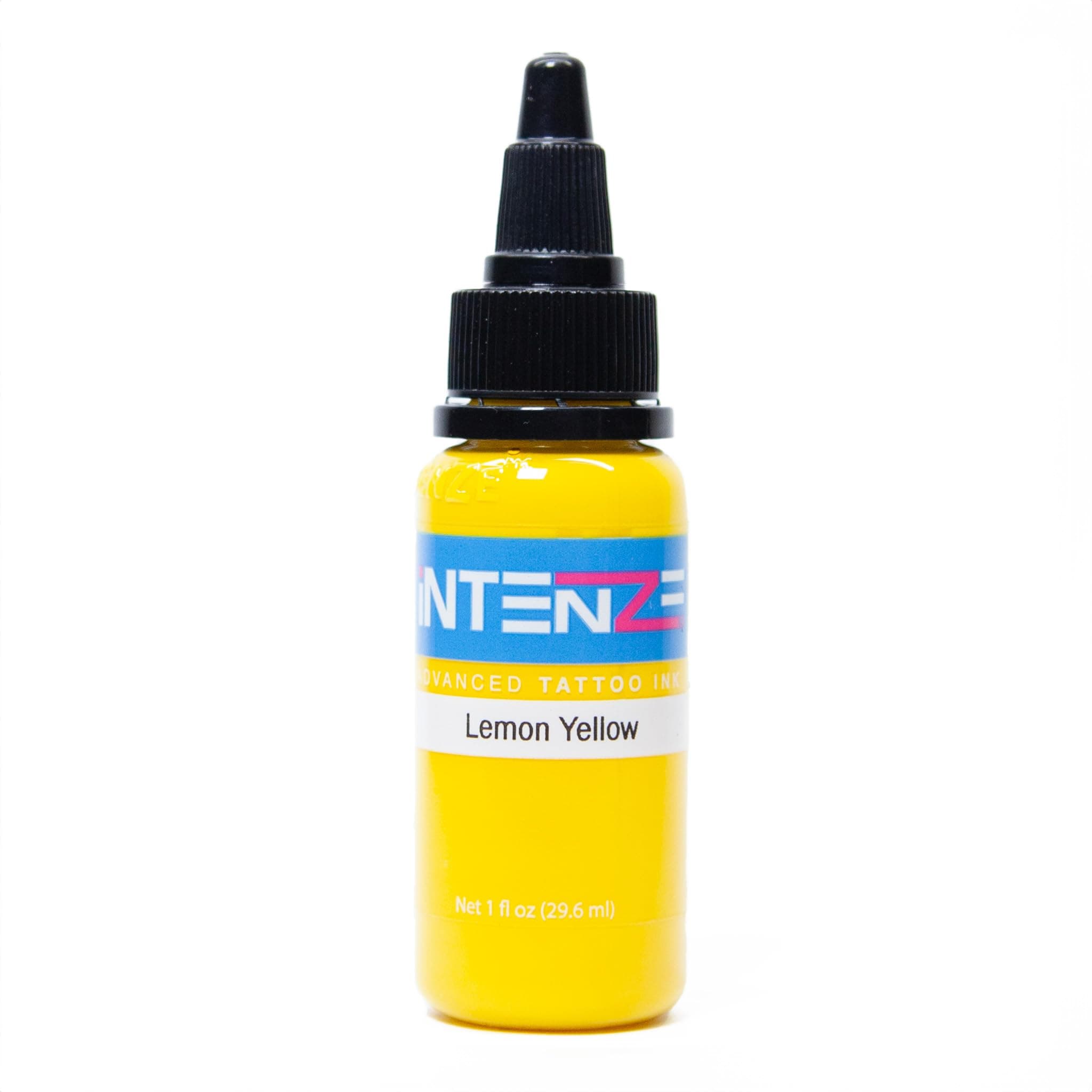 INTENZE Color Yellow 30ml – Lemon Yellow -The Origin.:Colorful & Absolutely Sterile – Tattoo ink vegan Tattoo ink for vibrant permanent tattoo, Stick&Poke tattoo ink with perfect consistency