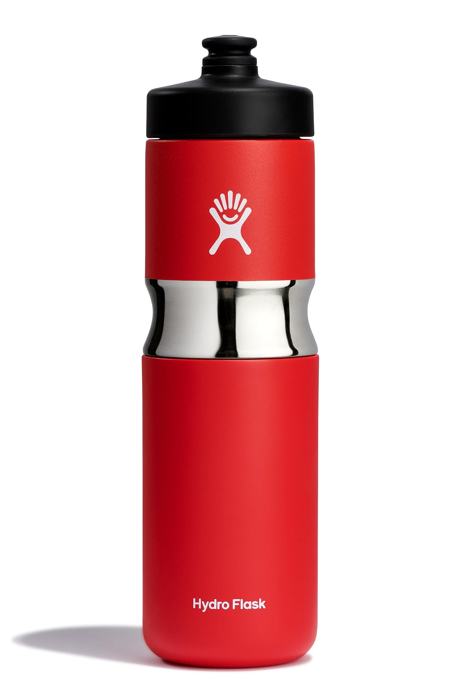 20 oz Wide Mouth Sport Cap Stainless Steel Reusable Water Bottle Goji - Vacuum Insulated, Dishwasher Safe, BPA-Free, Non-Toxic