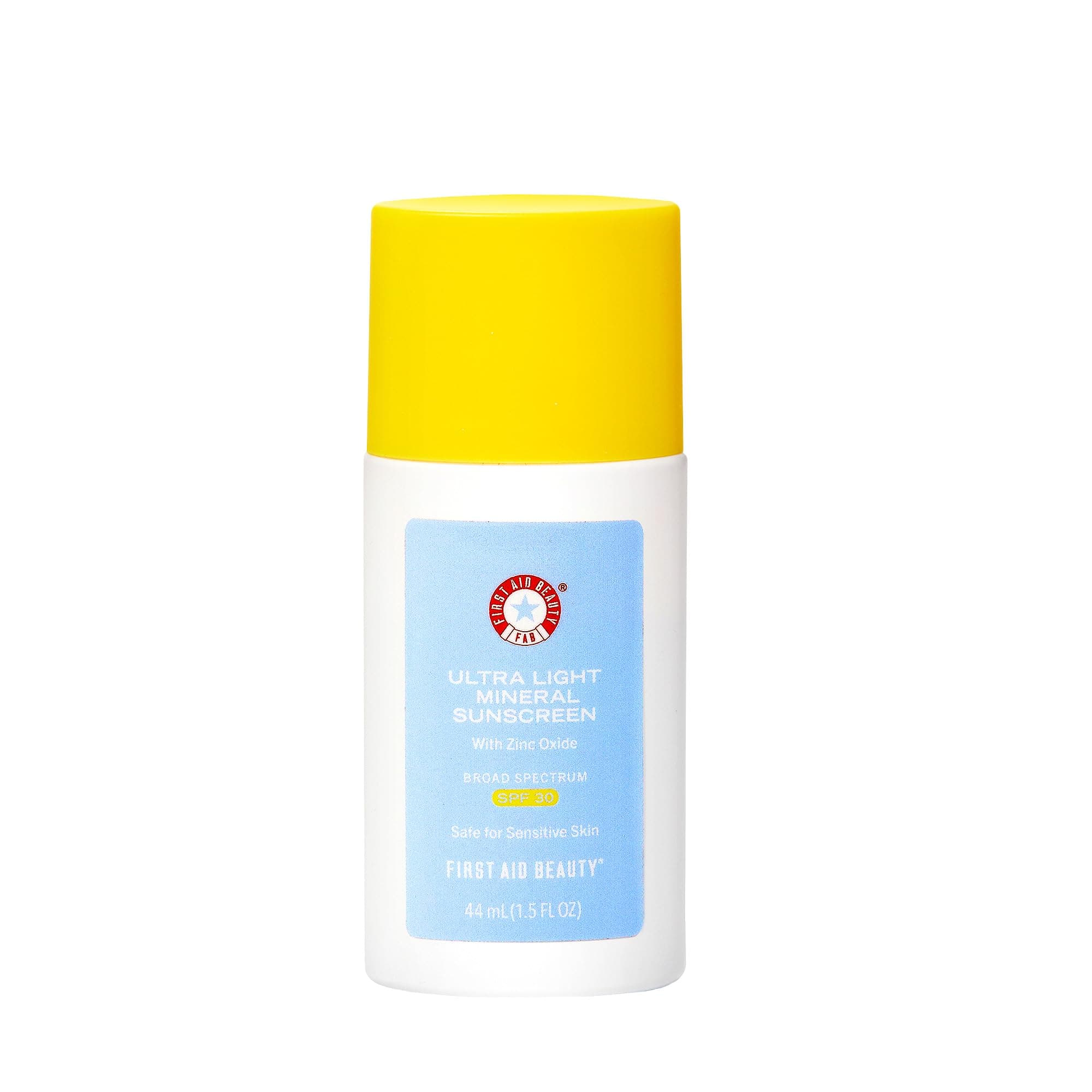 Weightless Liquid Mineral Sunscreen with Zinc Oxide Broad Spectrum SPF 30, Luxuriously Light Ultra Sheer Tint for Everyday Use, Non-comedogenic, Safe for Sensitive Skin, 1.5 oz