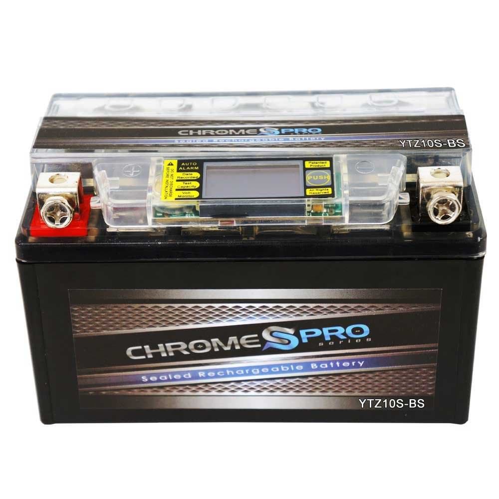 Rechargeable YTZ10S-BS iGel High Performance Motorcycle Battery - Maintenance Free - Replacement Sealed AGM