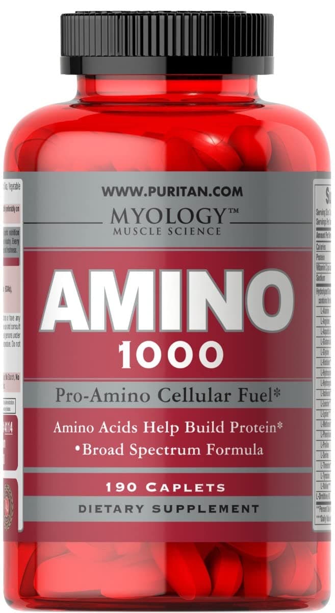 Puritan's Pride Amino 1000 190 Caplets