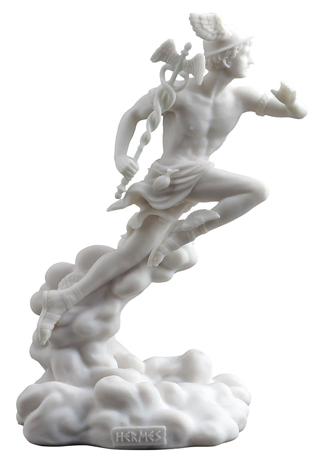 JFSM INC. Hermes - Greek God of Travel, Luck and Commerce Statue