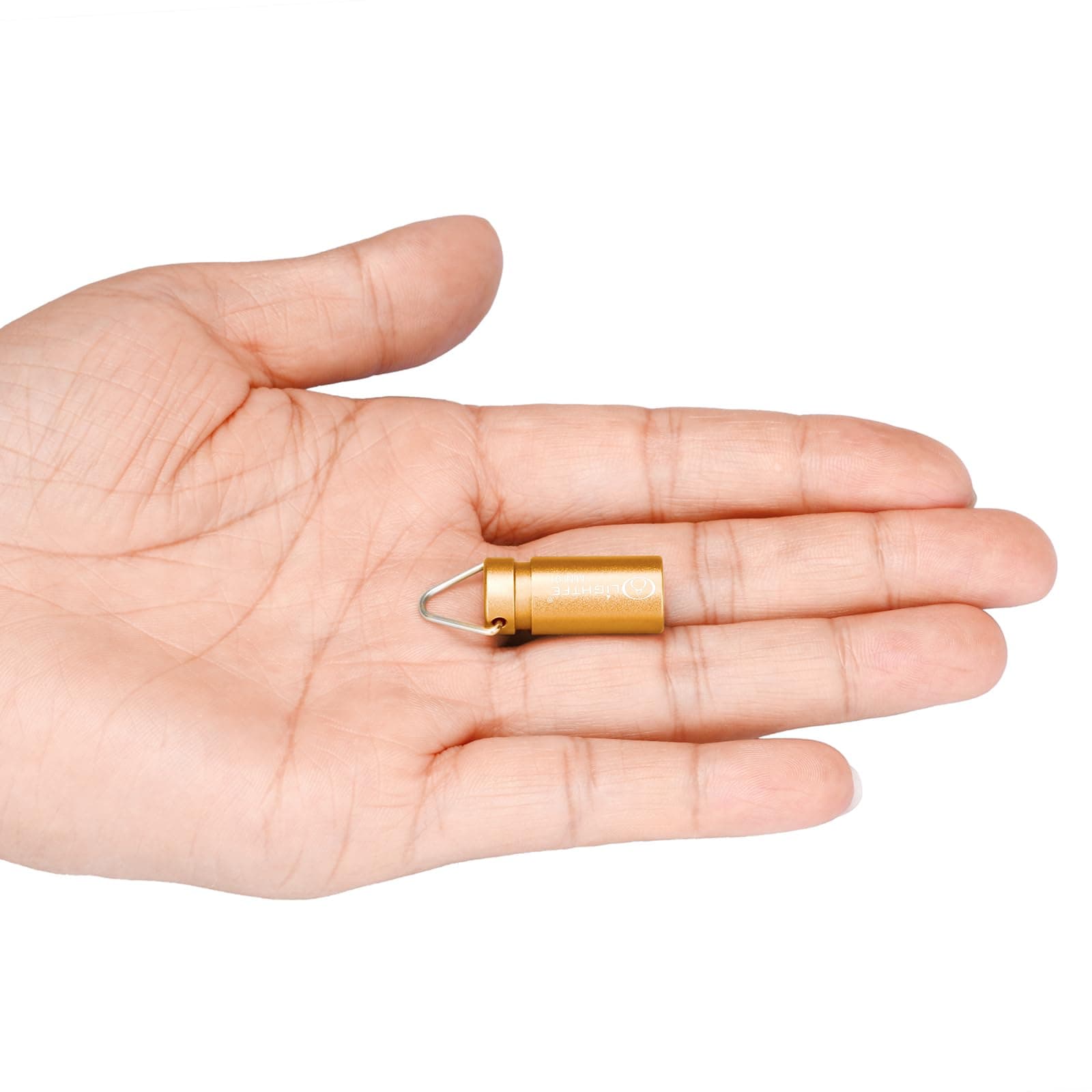 - LIGHTFE MINI01 Keychain Flashlight mini Keychain Light is Light, Small, and Bright (Mini01-Gold)