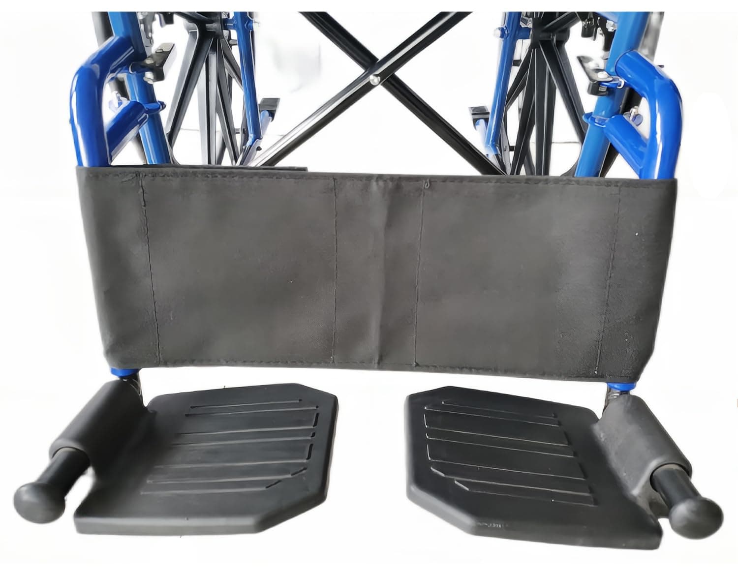 Calf Strap for Wheelchair and Transport Chair,16"-20" seat Width Universal,Leg Strap Support Lower Leg,Widened Size:L32.7"*W6.3",Oxford Cloth Material,Wheelchair Universal Replacement Parts 1Ea,Black