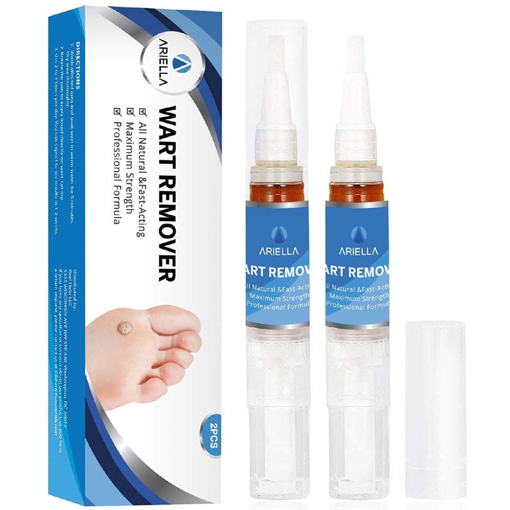 Natural Wart Remover, wart remover for genitals, wart removal Liquid for hands and foot. Painlessly Removes Plantar, Common, Genital Warts Infections, Advanced Liquid Gel Formula