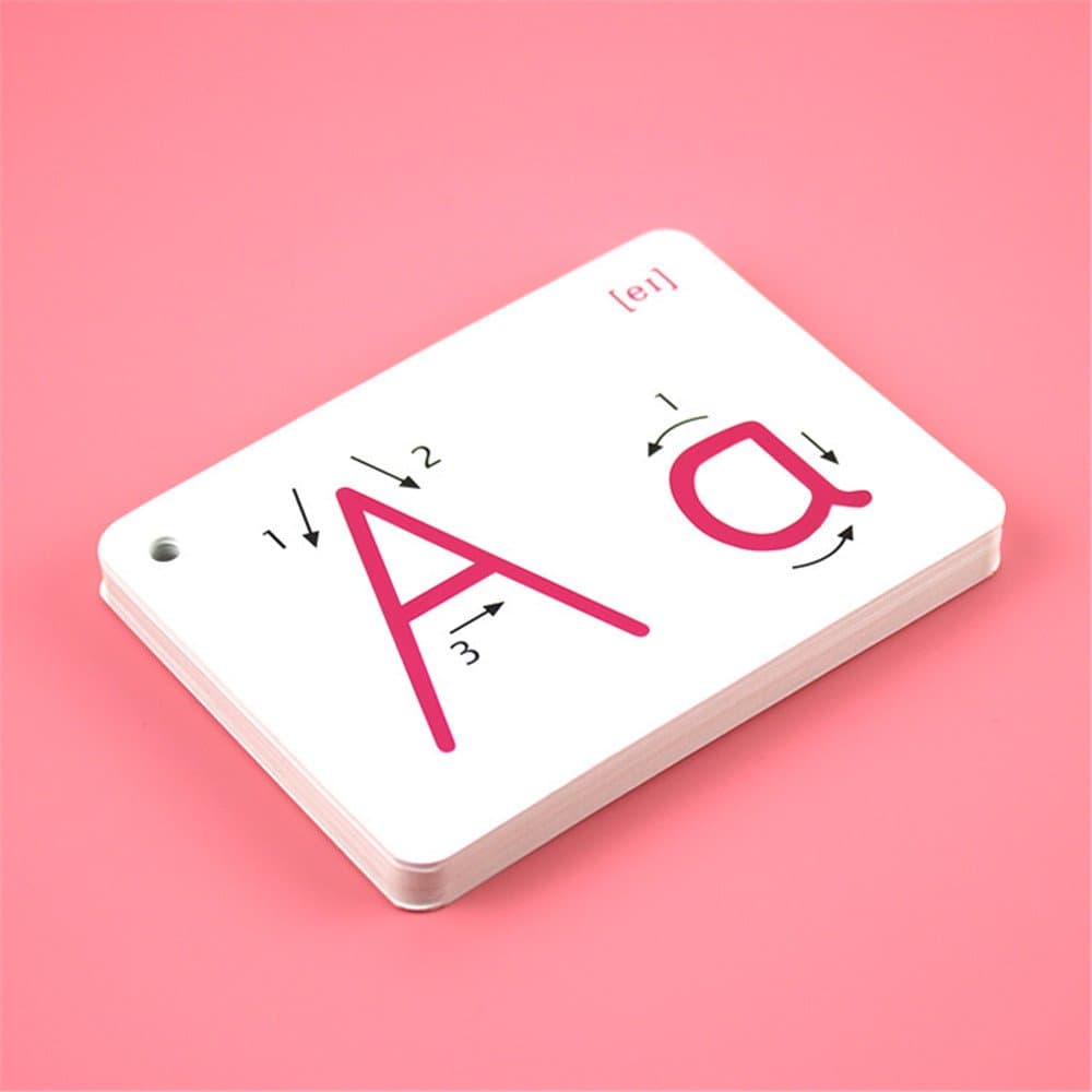 Alphabet Flash Cards - 26 Alphabet Card A-Z Capital Letters for School Teachers, Parents - Early Learning of Toddlers and Kids of All Ages (Font Two)