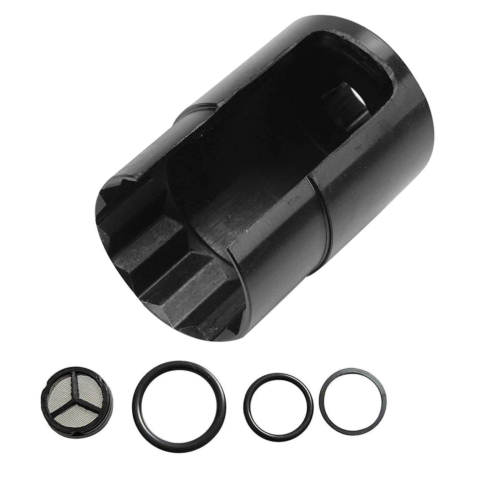 Injector Pressure Regulator Valve Socket Removal Tool and Seal Kit 6.0 IPR Valve Socket with Seal Kit Compatible with 2003-2010 Ford 6.0L Powerstroke Excursion F250 F350 F450 F550 E350 E450